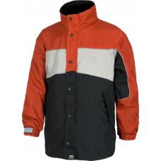 Parka Tricolor com forro polar interior desmontável