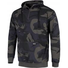 Sweatshirt de algodão com camuflagem