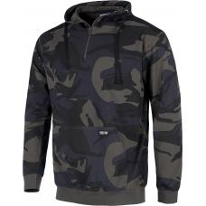 Sweatshirt de algodão com camuflagem