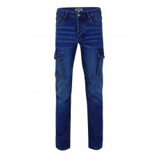 Calças Denim Stretch Multibolsos