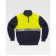 Sweatshirt Combinada com Fita Refletora