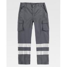 Calças com Fitas Refletoras Slim Fit