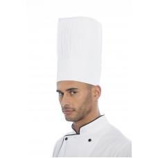 Gorro cozinheiro com goma em sarja poliéster-algodão