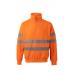 Sweatshirt  Gola Alta com meio Fecho - Alta Visibilidade