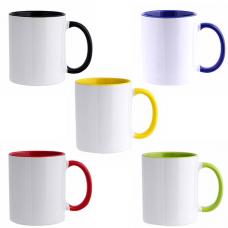 Caneca de cerâmica bicolor para sublimação