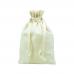 Saco de algodão pequeno de presente, com cordão. 180 gr/m².