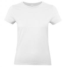 T-shirt B&C 190 Women - 100% Algodão Branco