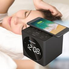 Relógio despertador com carregador wireless - Wake Up