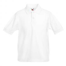 Polo Criança 'Kids 65/35 Polo White 65% poliester+35%algo