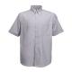 Camisa Manga Curta Oxford - 70% Algodão / 30% Poliéster