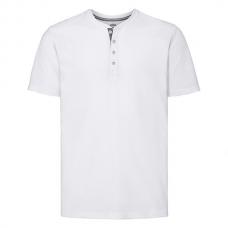 T-shirt HD Henley, 65% Poliéster/ 35% Algodão