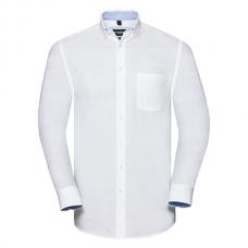 Camisa manga comprida Oxford homem, 100% algodão orgânico