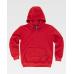 Sweatshirt básica com capuz e cordão ajustável