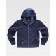 Sweatshirt combinada com capuz