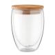 Copo com parede dupla em vidro borosilicato - Tirana Medium