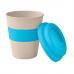 Caneca em 40% fibra de bambu e 60% PP com tampa - Astória Light