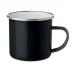 Caneca Vintage de Metal - Plateado