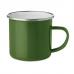 Caneca Vintage de Metal - Plateado