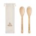 Conjunto de utensílios de salada de bambu - MAYEN SET