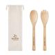 Conjunto de utensílios de salada de bambu - MAYEN SET