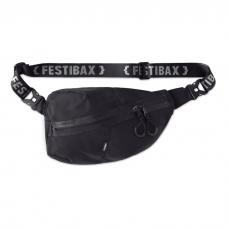 Bolsa cintura com 2 compartimentos anti-roubo, cabo USB - FESTIBAX PREMIUM