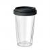 Copo Vidro borossollicato de parede dupla com tampa de silicone - BIELO TUMBLER