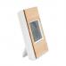 Coluna sem fio 5.0 em cimento calcário e bambu com bateria recarregável - TURKU