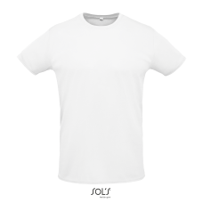 T-shirt Unissexo Desportiva  - Sol's Sprint Branco