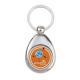 Porta-chaves de metal com ficha € 1,00 para carrinho