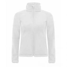 Parka B&C Hooded Softshell Women - 94% Poliéster impermeável / 6% Elastano