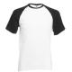 T-shirt Valuweight Baseball T 160g - 100% Algodão