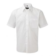 Camisa Manga Curta Popeline Homem - 65% Poliéster / 35% Algodão
